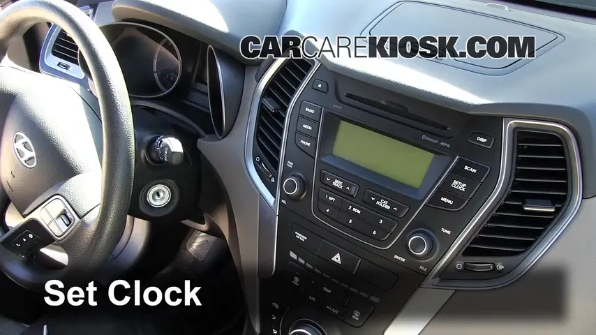 2013 Hyundai Santa Fe Sport 2.4L 4 Cyl. Clock